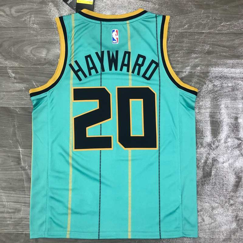 Charlotte Hornets 20/21 Green City AJ Basketball Jersey (Hot Press)