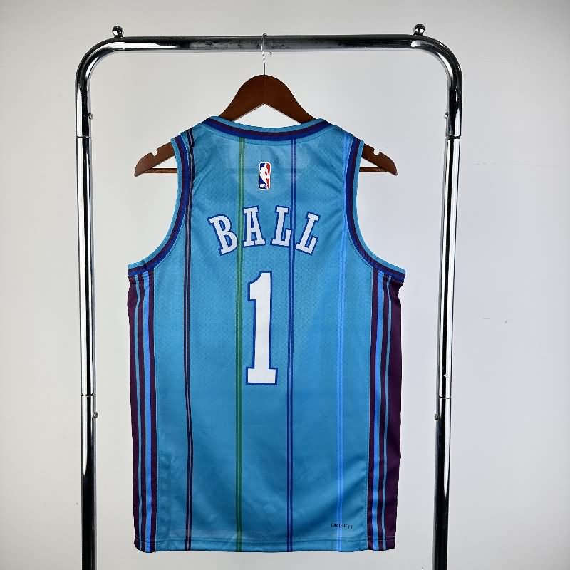 Charlotte Hornets 23/24 Green AJ Basketball Jersey (Hot Press)