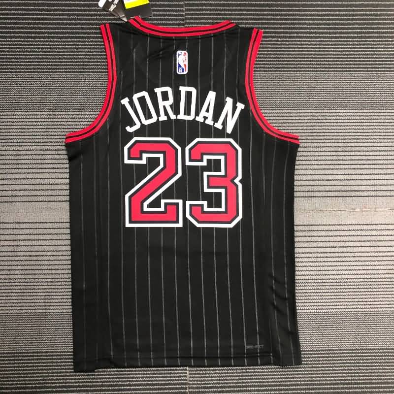 Chicago Bulls 21/22 Black AJ Basketball Jersey (Hot Press)