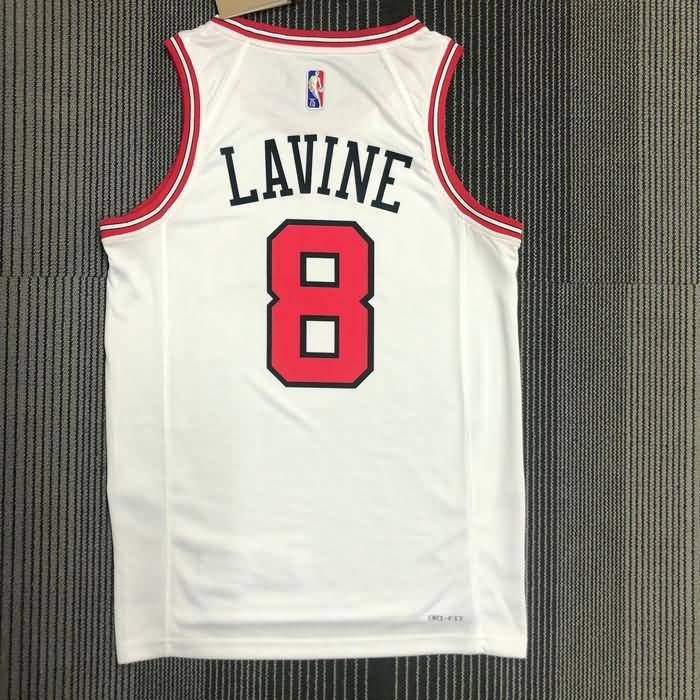 Chicago Bulls 21/22 White Basketball Jersey (Hot Press)