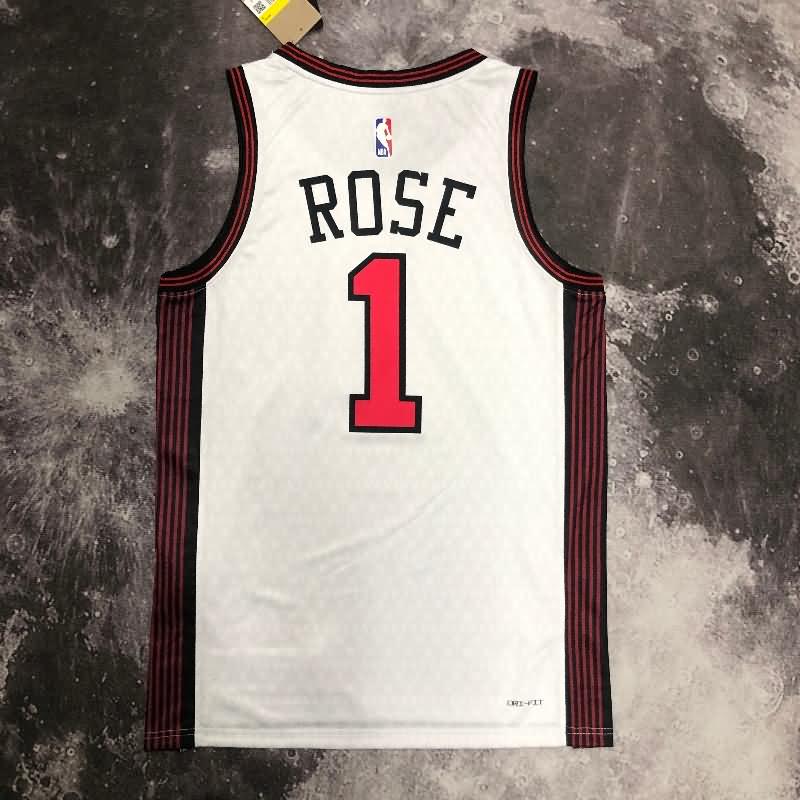 Chicago Bulls 22/23 White City Basketball Jersey (Hot Press)