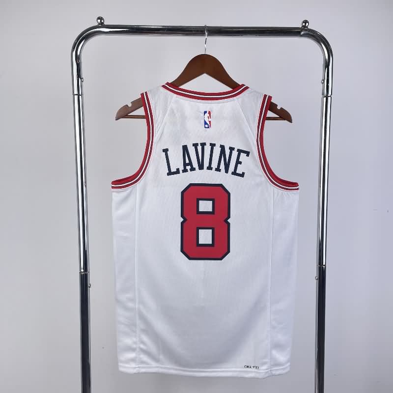 Chicago Bulls 22/23 White Basketball Jersey (Hot Press)