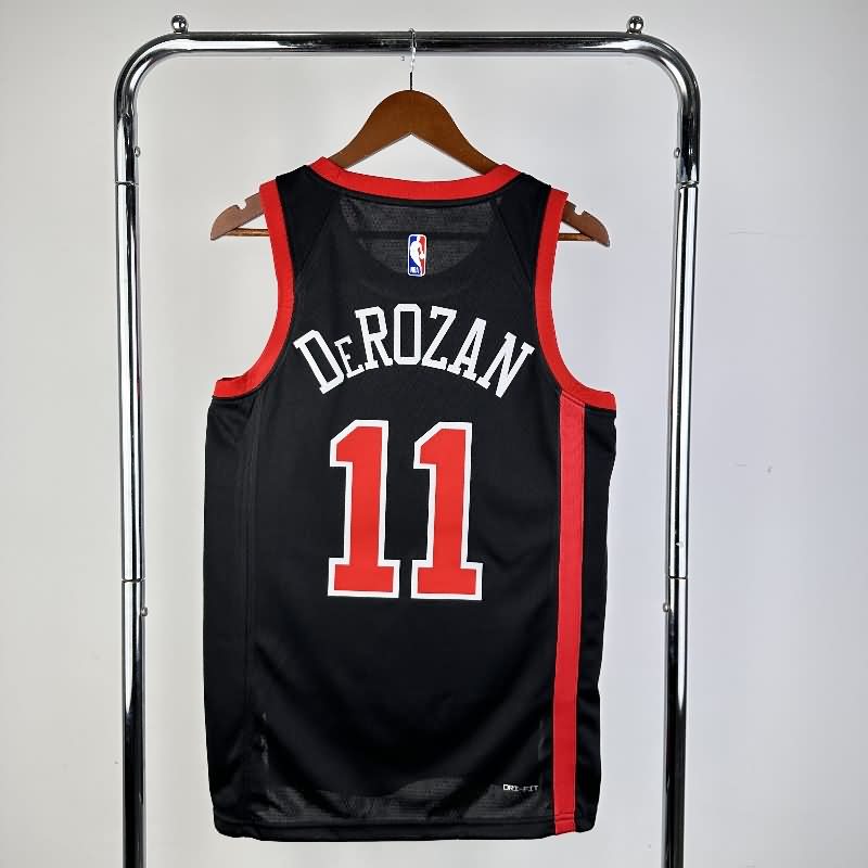 Chicago Bulls 23/24 Black City Basketball Jersey (Hot Press)