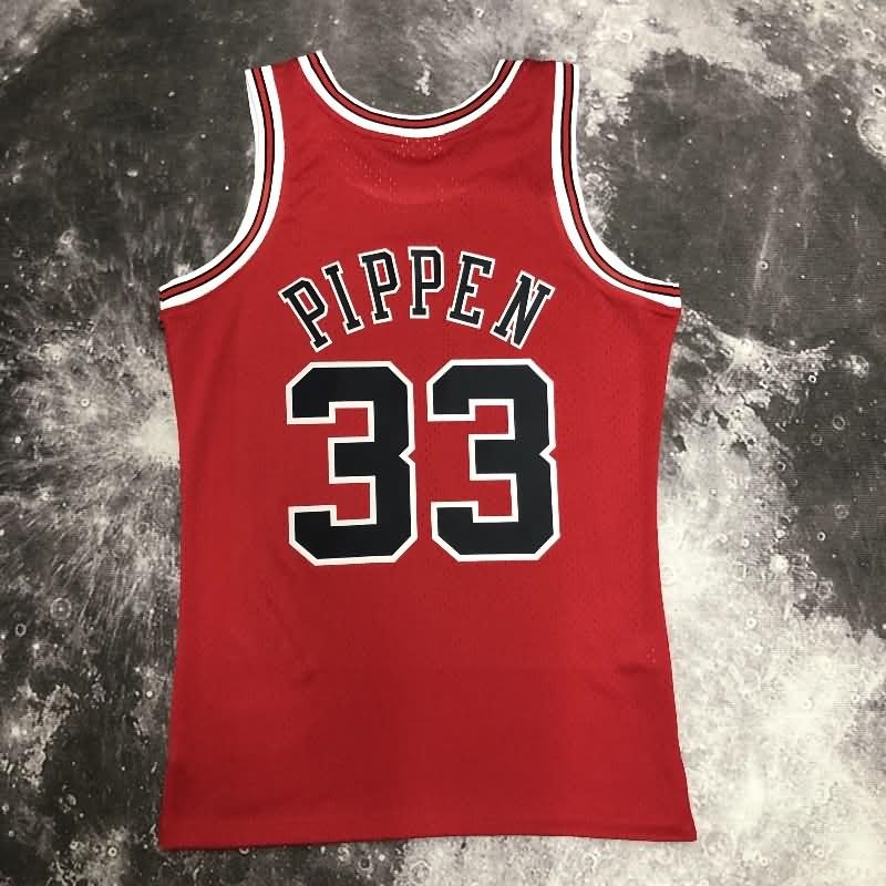 Chicago Bulls 1997/98 Red Classics Basketball Jersey (Hot Press)