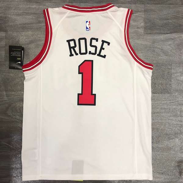 Chicago Bulls White Classics Basketball Jersey (Hot Press)