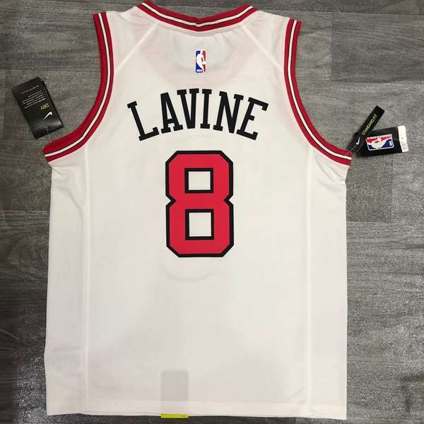 Chicago Bulls White Classics Basketball Jersey (Hot Press)