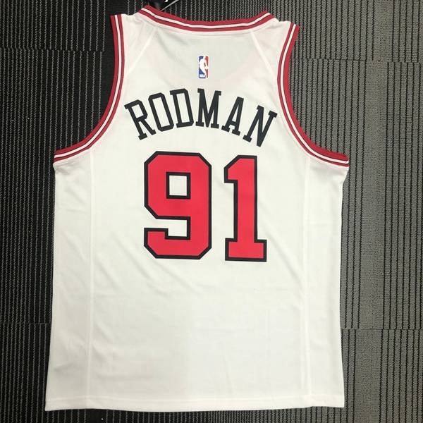 Chicago Bulls White Classics Basketball Jersey (Hot Press)