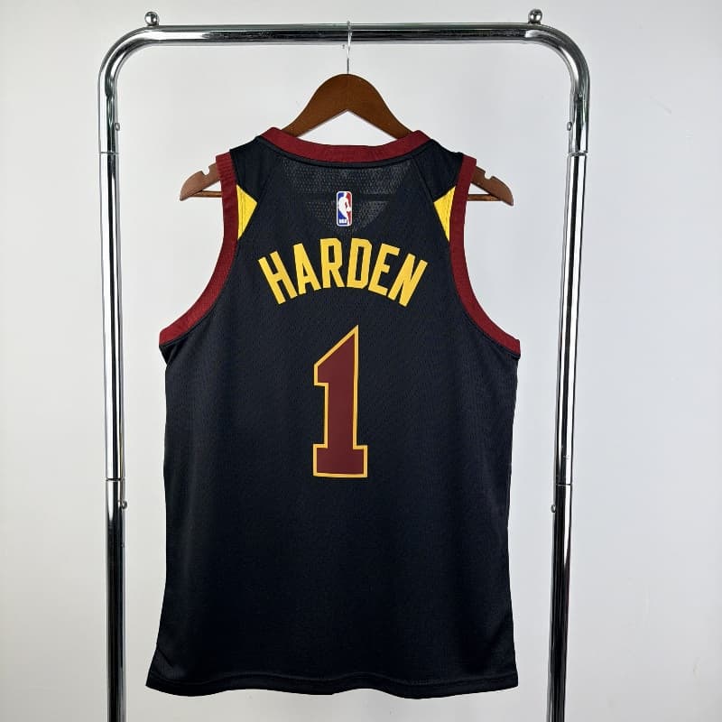 Cleveland Cavaliers 20/21 Black AJ Basketball Jersey (Hot Press)