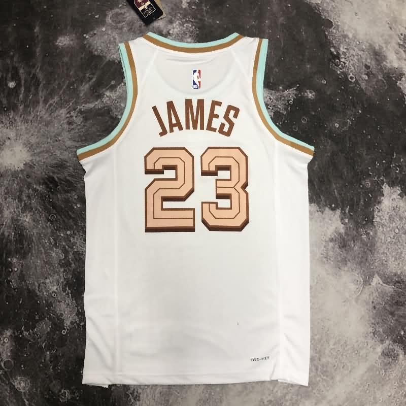 Cleveland Cavaliers 22/23 White City Basketball Jersey (Hot Press)