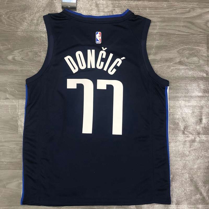 Dallas Mavericks 20/21 Dark Blue AJ Basketball Jersey (Hot Press)