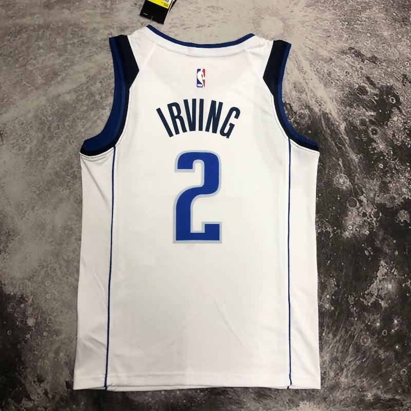 Dallas Mavericks 20/21 White Basketball Jersey (Hot Press)