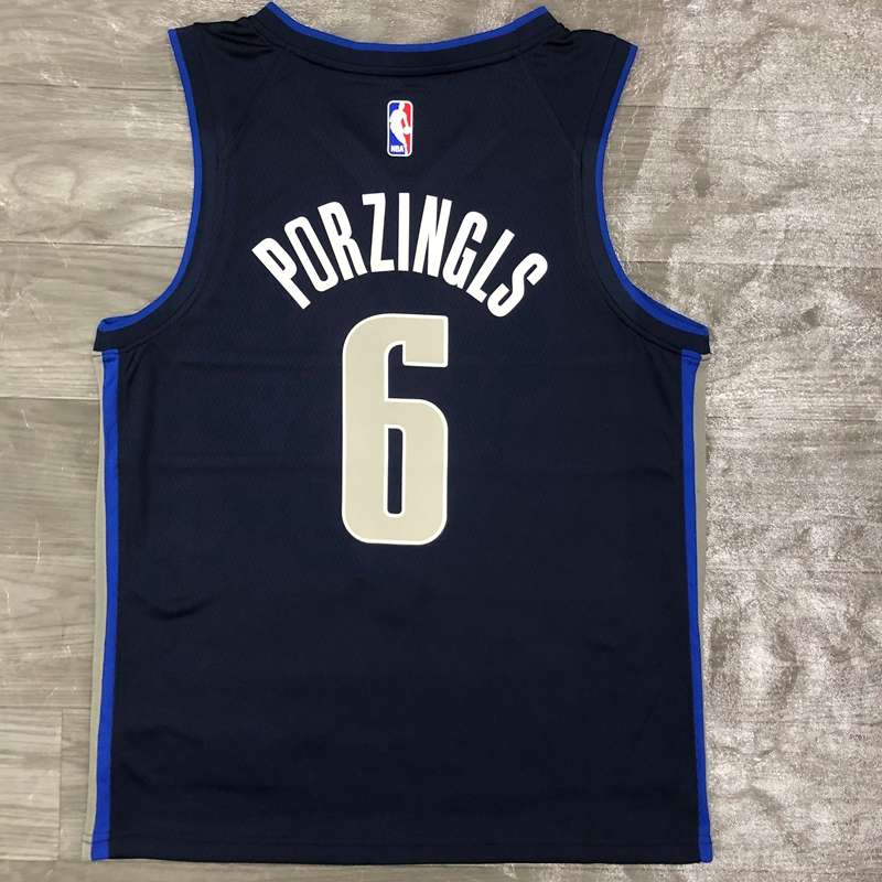 Dallas Mavericks 2020 Dark Blue Basketball Jersey (Hot Press)