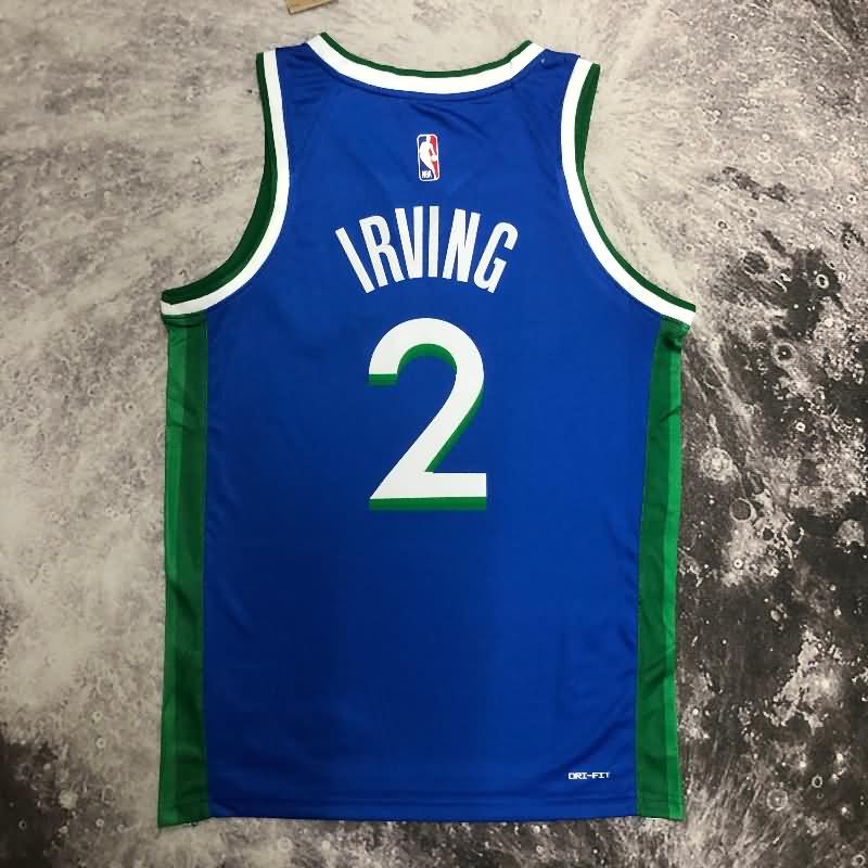 Dallas Mavericks 22/23 Blue City Basketball Jersey (Hot Press)