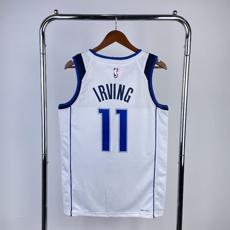 Dallas Mavericks 22/23 White Basketball Jersey (Hot Press)