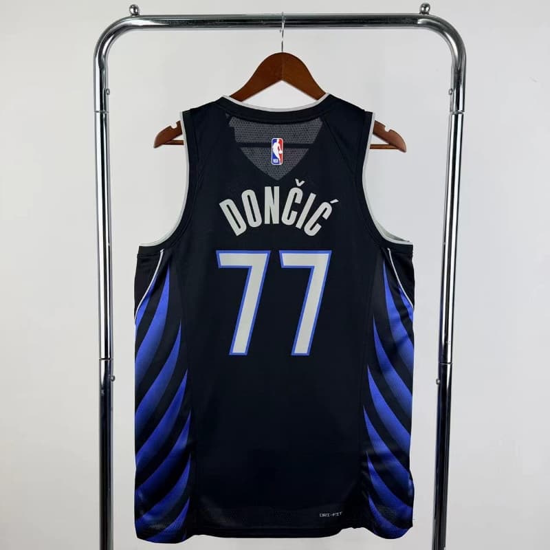 Dallas Mavericks 25/26 Black City Basketball Jersey (Hot Press)