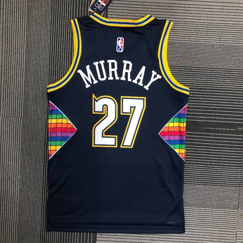 Denver Nuggets 21/22 Dark Blue City Basketball Jersey (Hot Press)