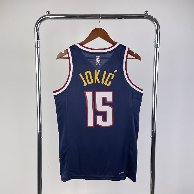 Denver Nuggets 22/23 Dark Blue Basketball Jersey (Hot Press)