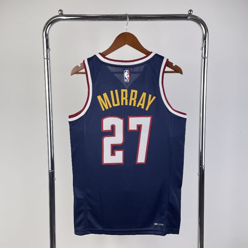 Denver Nuggets 22/23 Dark Blue Basketball Jersey (Hot Press)