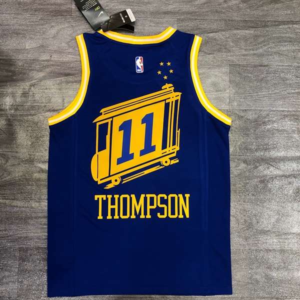 Golden State Warriors 20/21 Blue Car Basketball Jersey (Hot Press)