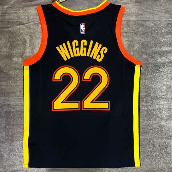 Golden State Warriors 20/21 Dark Blue City Basketball Jersey (Hot Press)