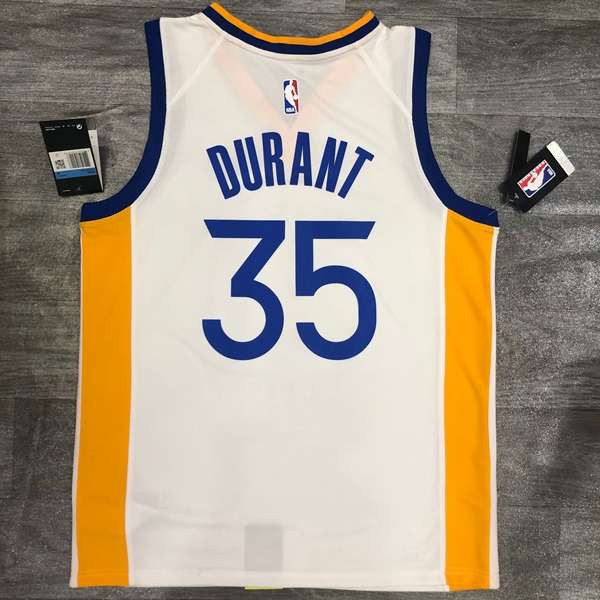 Golden State Warriors 20/21 White Basketball Jersey (Hot Press)