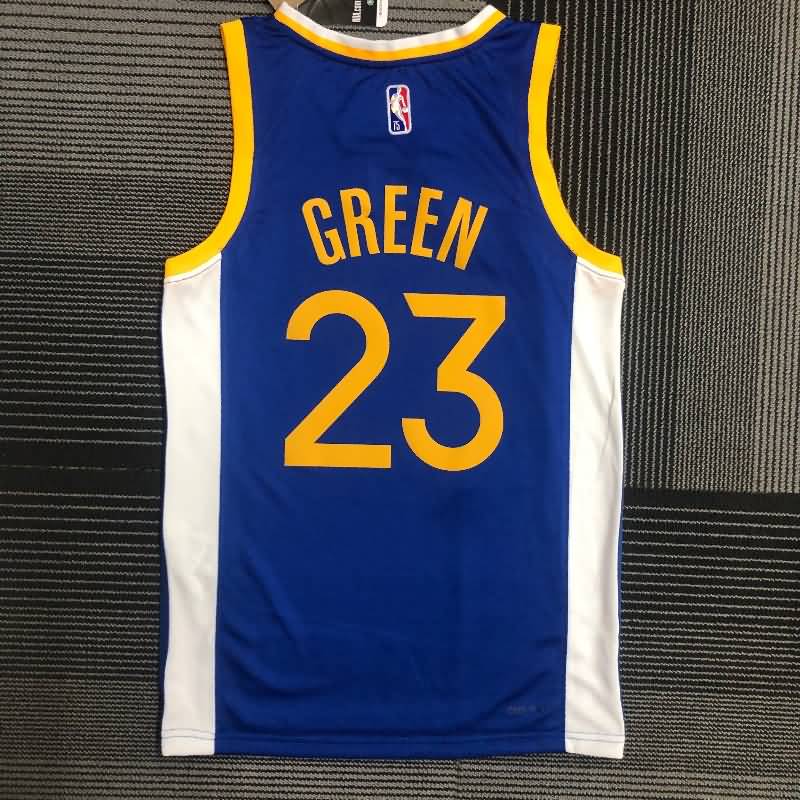 Golden State Warriors 21/22 Blue Basketball Jersey (Hot Press)