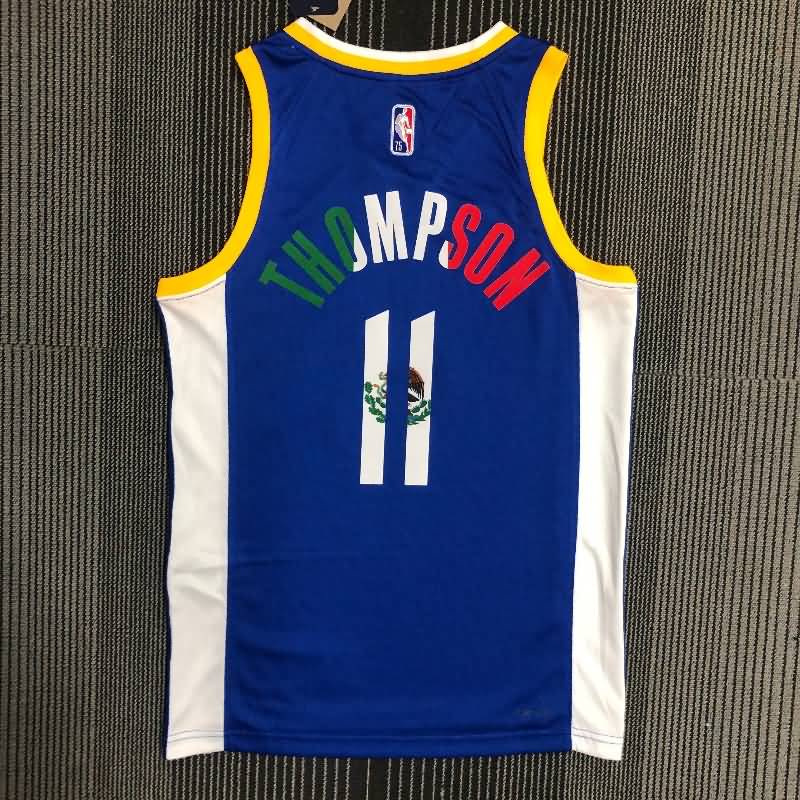 Golden State Warriors 21/22 Blue Basketball Jersey 02 (Hot Press)