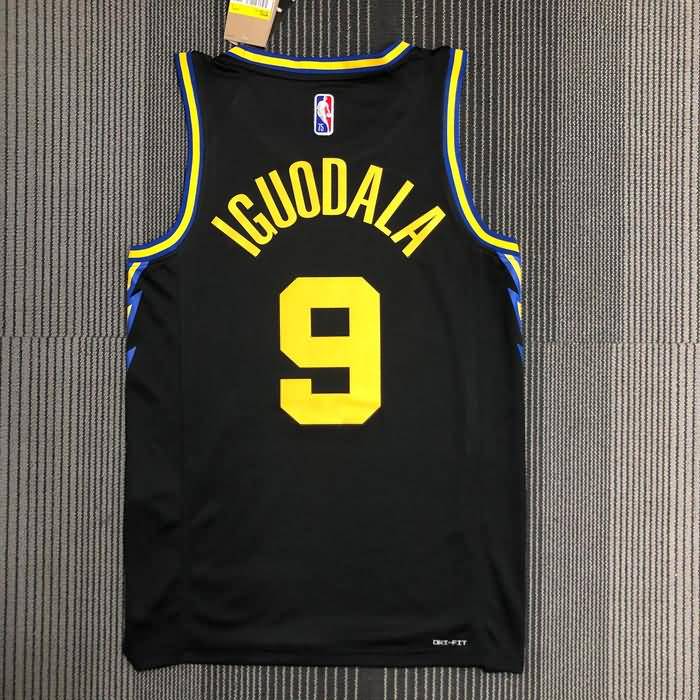 Golden State Warriors 21/22 Black City Basketball Jersey (Hot Press)