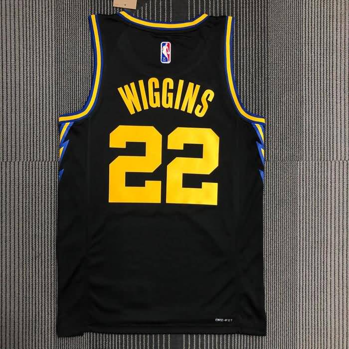 Golden State Warriors 21/22 Black City Basketball Jersey (Hot Press)