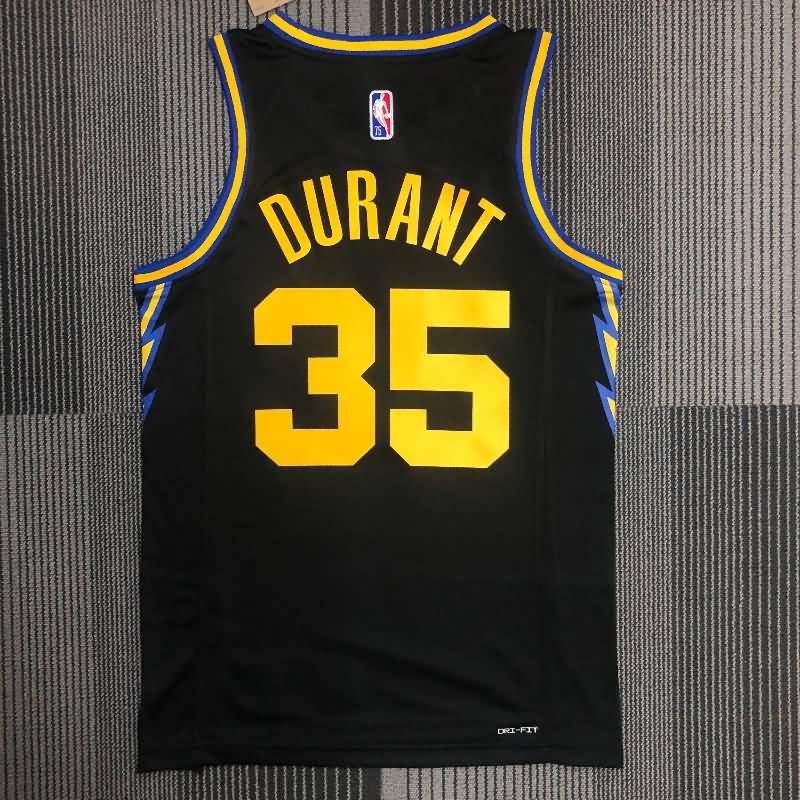 Golden State Warriors 21/22 Black City Basketball Jersey (Hot Press)