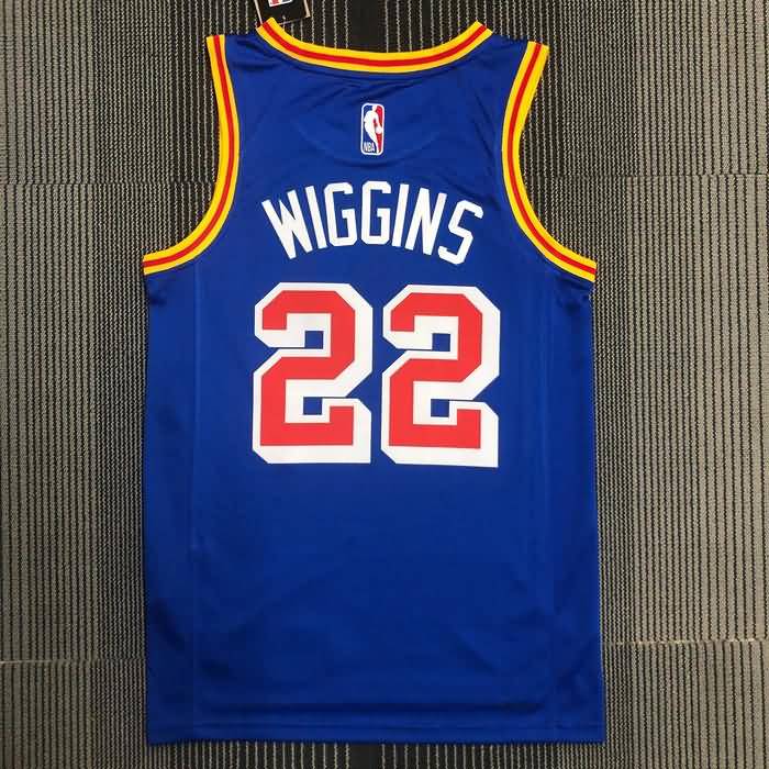 Golden State Warriors 21/22 Blue Classics Basketball Jersey (Hot Press)