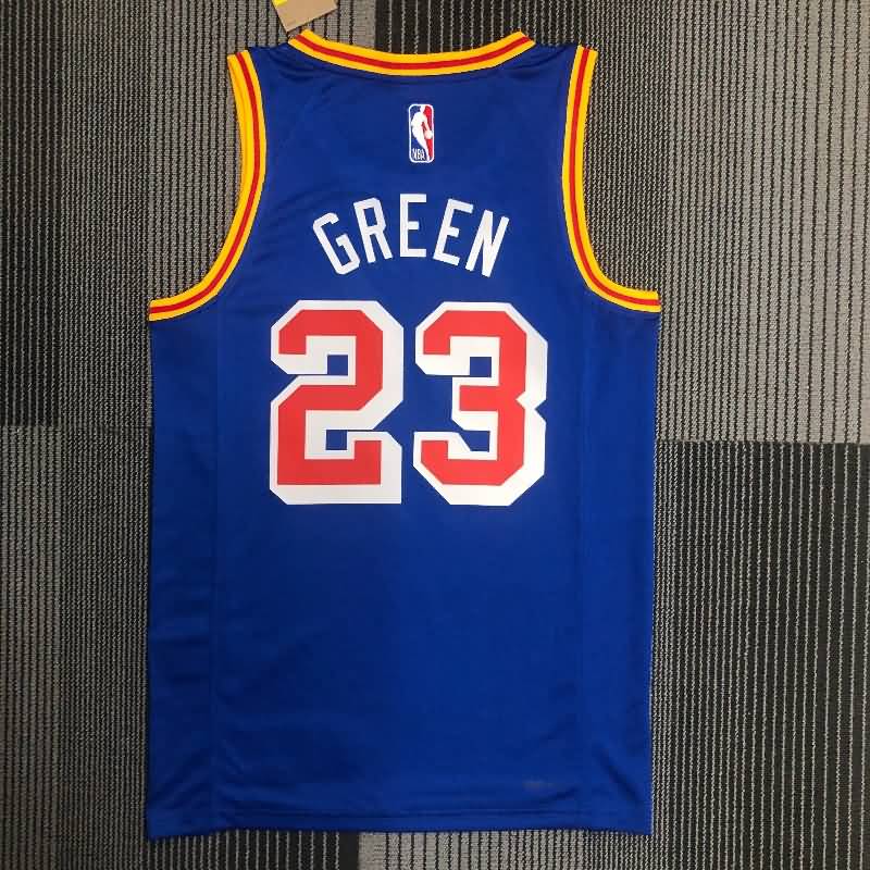 Golden State Warriors 21/22 Blue Classics Basketball Jersey (Hot Press)