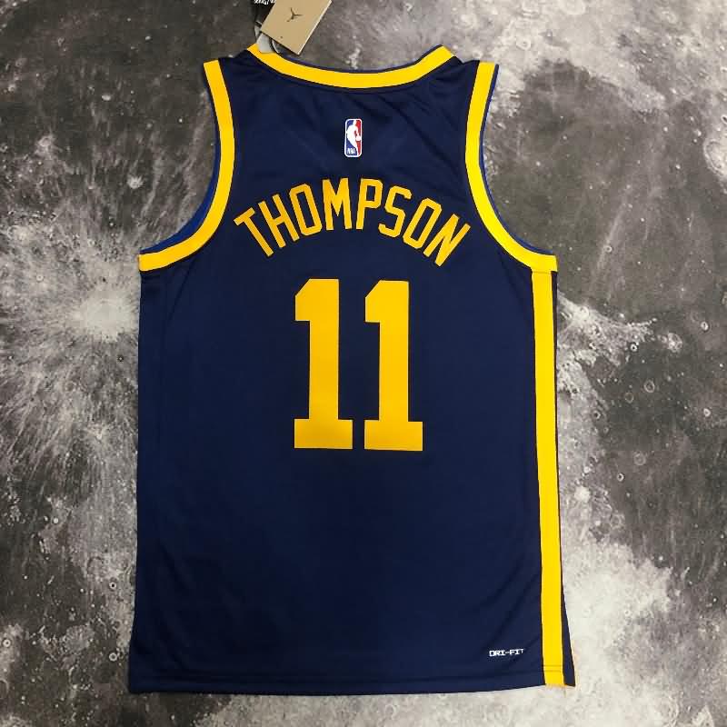 Golden State Warriors 22/23 Dark Blue AJ Basketball Jersey (Hot Press)