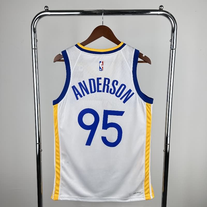 Golden State Warriors 22/23 White Basketball Jersey (Hot Press)