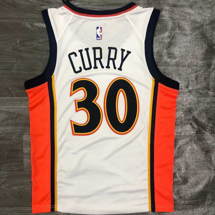 Golden State Warriors White Basketball Jersey (Hot Press)