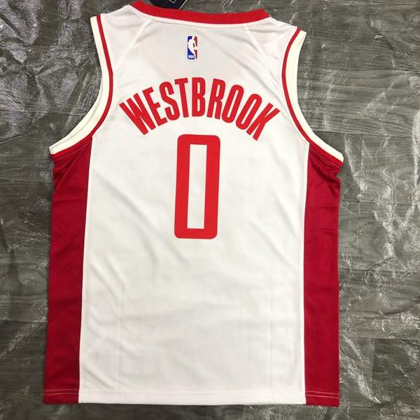 Houston Rockets 20/21 White Basketball Jersey (Hot Press)