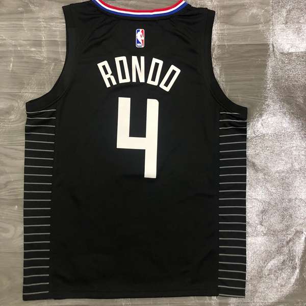 Los Angeles Clippers 20/21 Black AJ Basketball Jersey (Hot Press)