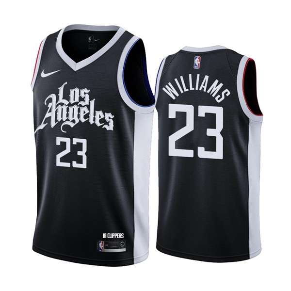 Los Angeles Clippers 20/21 Black City Basketball Jersey (Hot Press)