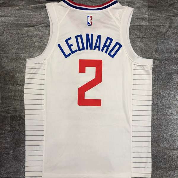 Los Angeles Clippers 2020 White Basketball Jersey (Hot Press)