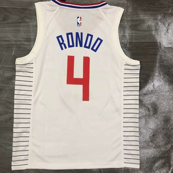 Los Angeles Clippers 2020 White Basketball Jersey (Hot Press)