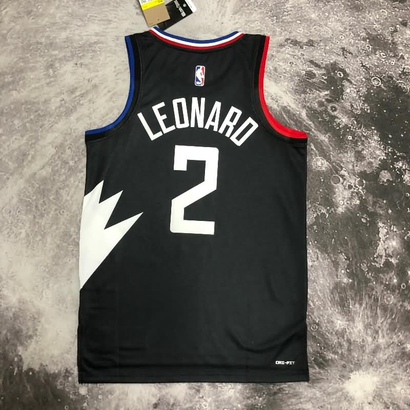 Los Angeles Clippers 22/23 Black AJ Basketball Jersey (Hot Press)