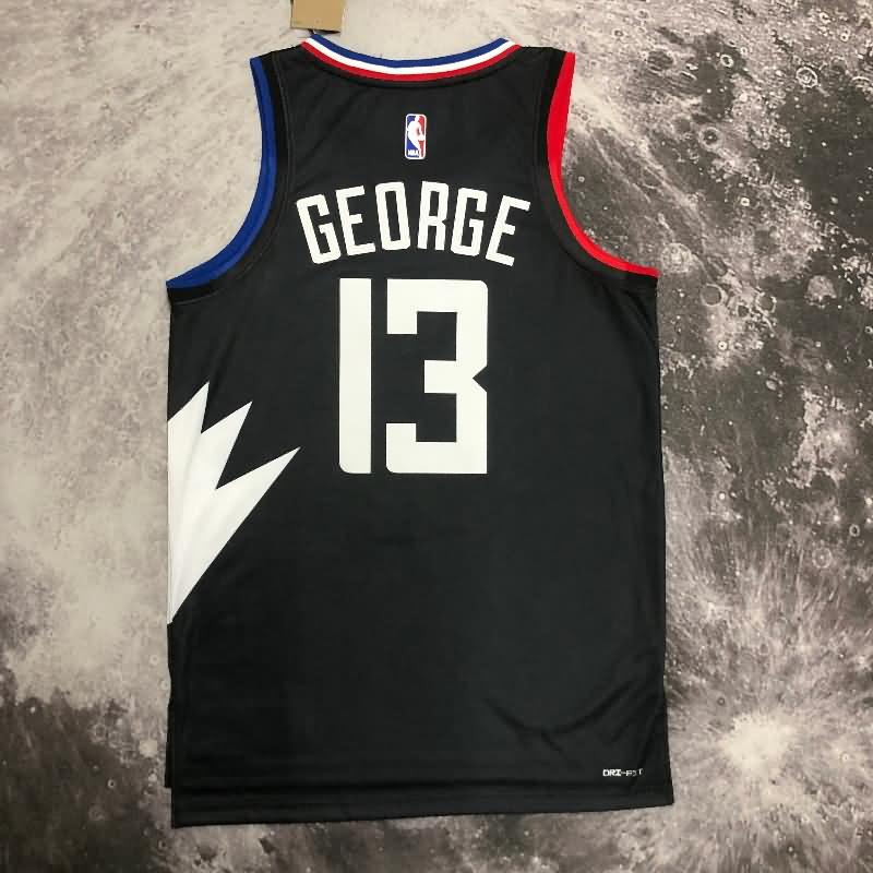 Los Angeles Clippers 22/23 Black AJ Basketball Jersey (Hot Press)