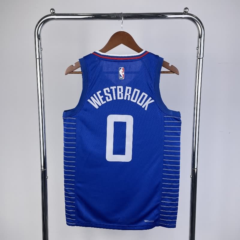 Los Angeles Clippers 22/23 Blue Basketball Jersey (Hot Press)