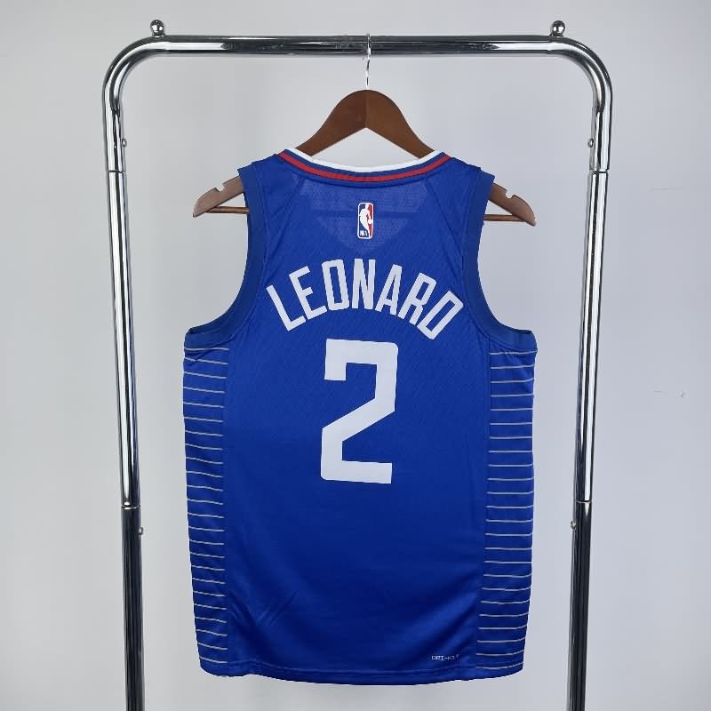 Los Angeles Clippers 22/23 Blue Basketball Jersey (Hot Press)