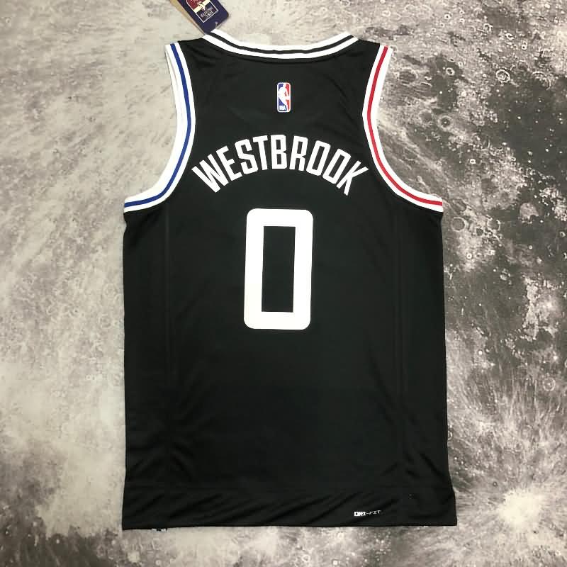 Los Angeles Clippers 22/23 Black City Basketball Jersey (Hot Press)