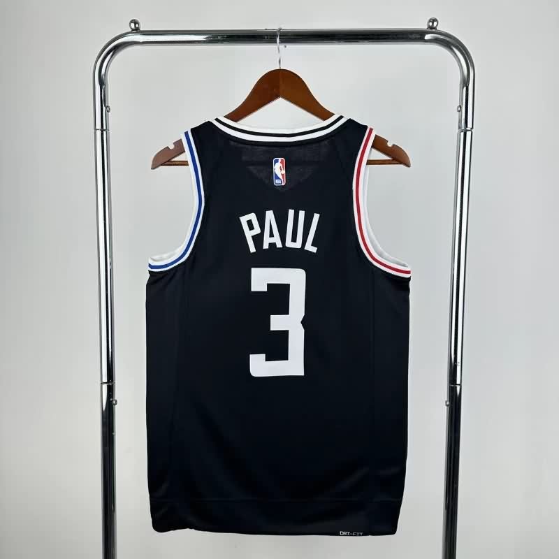 Los Angeles Clippers 22/23 Black City Basketball Jersey (Hot Press)