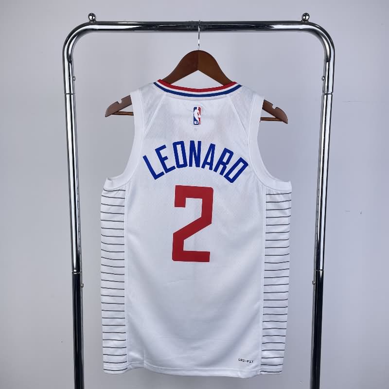 Los Angeles Clippers 22/23 White Basketball Jersey (Hot Press)