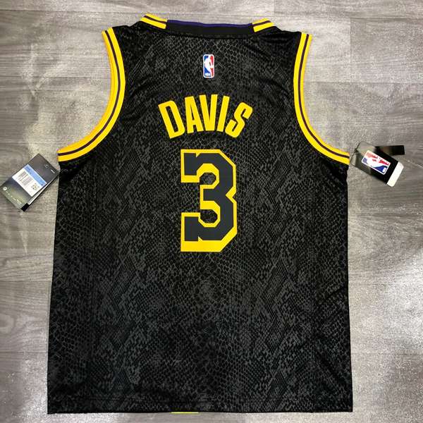 Los Angeles Lakers 2020 Black City Basketball Jersey (Hot Press)