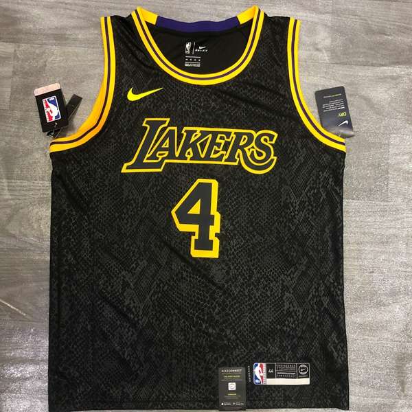 Los Angeles Lakers 2020 Black City Basketball Jersey (Hot Press)