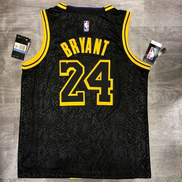 Los Angeles Lakers 2020 Black City Basketball Jersey (Hot Press)